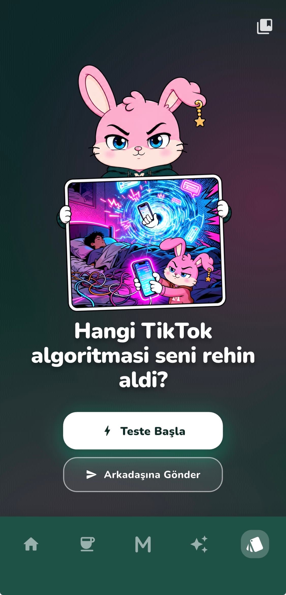 Testler ekranı