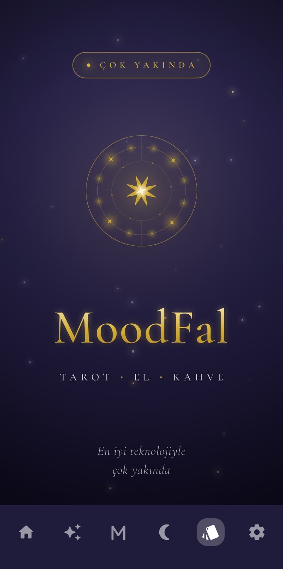 MoodFal teaser ekranı